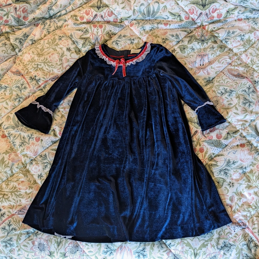 Mini Boden Velveteen Dress